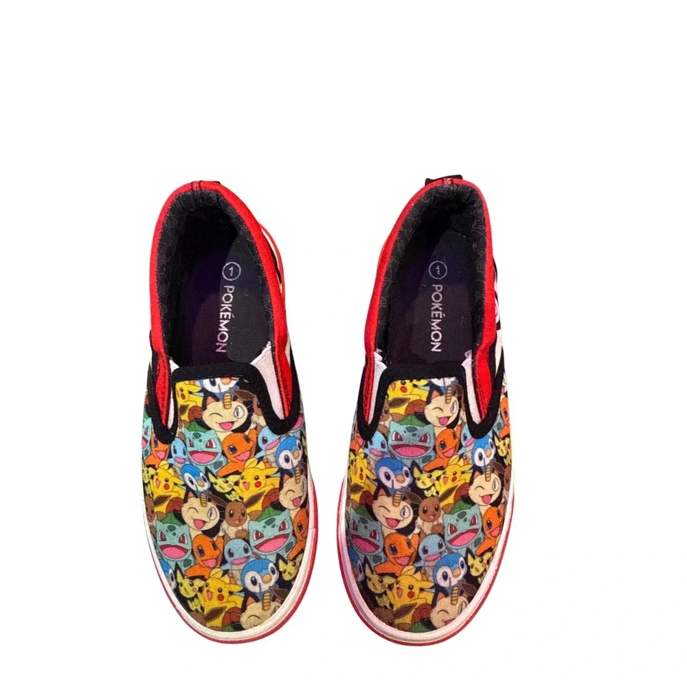 Pokémon Colorful Slip-on Shoes‎ Sneakers Kids Size 1 Unisex
